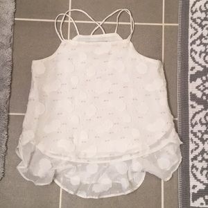 Petaled flounce strappy cami from Loft